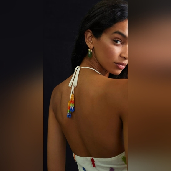 NWT Farm Rio Pineapple Midi Dress XS $295 - Picture 7 of 7